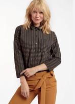 Blauwe Blouse Fieke Studio Anneloes Maat XS, Studio Anneloes, Blauw, Ophalen of Verzenden, Zo goed als nieuw
