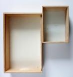 Twee vitrinekastjes IKEA BÄS, Gebruikt, Glas, Minder dan 25 cm, Minder dan 100 cm