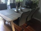 Eettafel, Huis en Inrichting, Tafels | Eettafels, Ophalen, Gebruikt, 200 cm of meer, 50 tot 100 cm