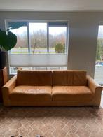 Leren bank 3 sits, L’ancora, Afrikaleer, Ophalen of Verzenden, Zo goed als nieuw, 75 tot 100 cm