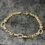 18k gouden armband massief schakel model, Ophalen of Verzenden, Nieuw, Goud