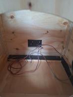 Zelfbouw Speakerkasten 2 st, Gebruikt, Minder dan 60 watt, Front, Rear of Stereo speakers, Ophalen