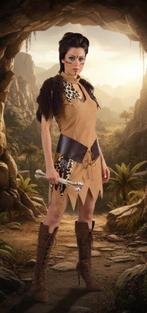 Neanderthaler Holbewoonster, Maat XS = 34, Kleding | Dames, Carnaval, Nieuw, Ophalen of Verzenden, Kleding