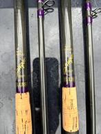 Handgebouwde oldskool hengels van stinger., Watersport en Boten, Ophalen of Verzenden, Zo goed als nieuw, Complete set