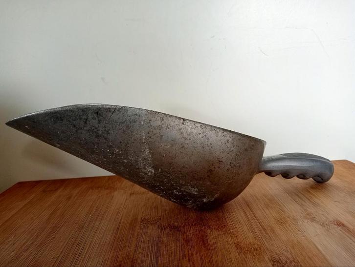 Grote Metalen Meelschep, Antiek en Kunst, Antiek | Keukenbenodigdheden, Ophalen of Verzenden