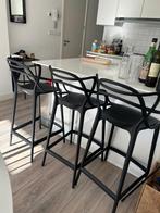 3 Kartell masters barkrukken / bar chairs, Huis en Inrichting, Barkrukken, Ophalen, Kunststof, 60 tot 90 cm, Zo goed als nieuw