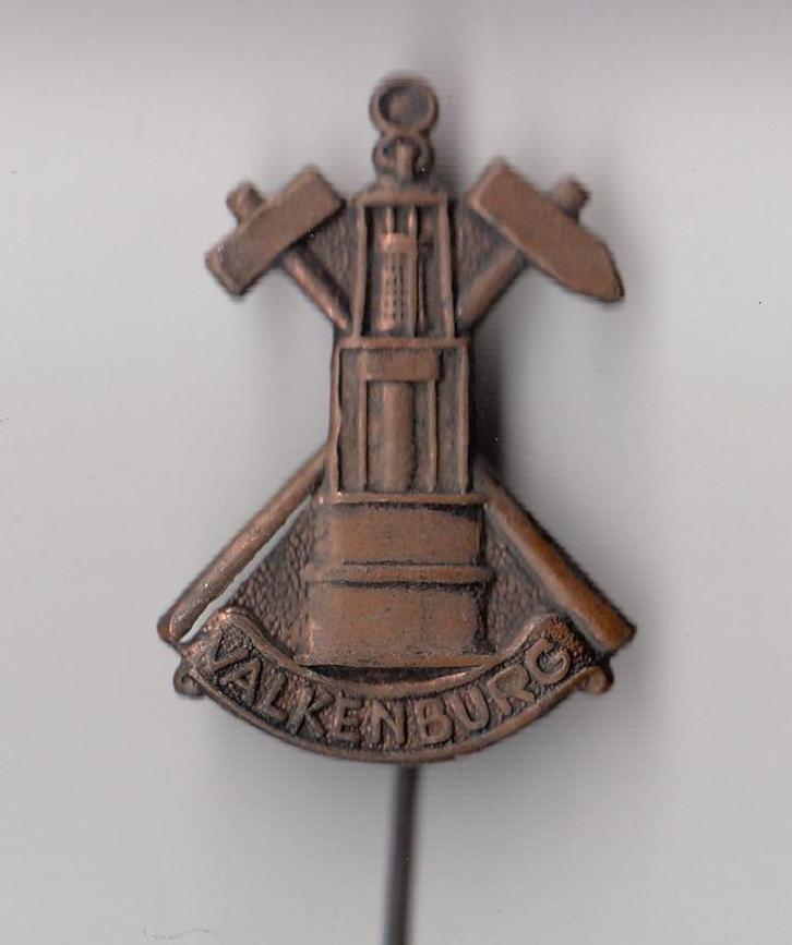 Mijnwerker speldje Valkenburg Mijnlamp Hamer, Verzamelen, Speldjes, Pins en Buttons, Gebruikt, Speldje of Pin, Overige onderwerpen