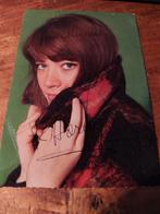Françoise Hardy Gesigneerde Kaart, Ophalen of Verzenden, Voor 1940, Overige onderwerpen