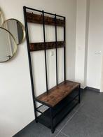 Kapstok mangohout en metaal met schoenenrek, Huis en Inrichting, Woonaccessoires | Kapstokken, Zo goed als nieuw, Minder dan 100 cm