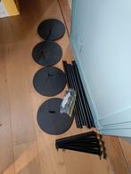 4x Ikea Symfonisk Zwarte Speaker Standaarden, Huis en Inrichting, Overige typen, Ophalen of Verzenden, Zo goed als nieuw, Minder dan 100 cm