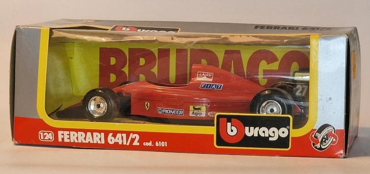 Bburago Ferrari 641/2 F1 – 1:24 Die-Cast Modelauto - J.Alesi, Hobby en Vrije tijd, Modelauto's | 1:24, Zo goed als nieuw, Auto
