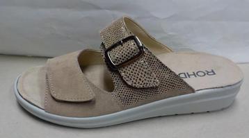 Beige Rohde slippers maat 40 beschikbaar voor biedingen