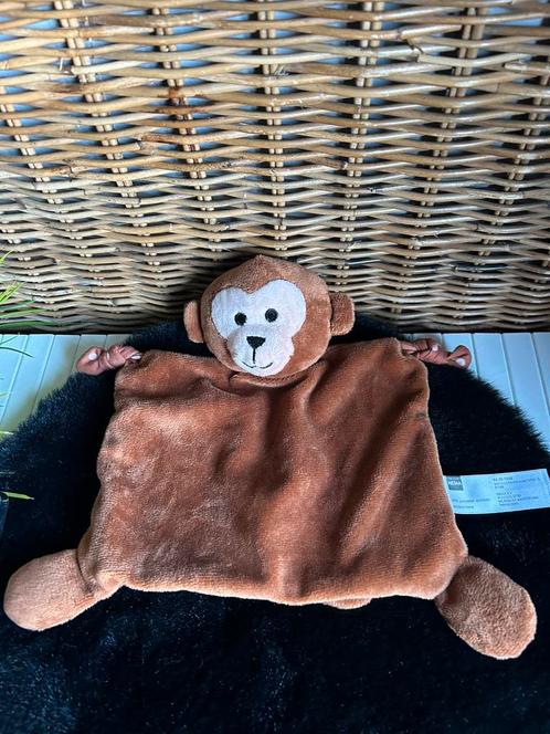 Hema aap aapje knuffeldoekje knuffeldoek knuffel, Kinderen en Baby's, Speelgoed | Knuffels en Pluche, Zo goed als nieuw, Overige typen