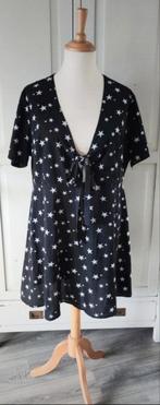 Boohoo zwarte korte jurk met sterren maat 46, Ophalen of Verzenden, Zo goed als nieuw, Maat 46/48 (XL) of groter, Zwart