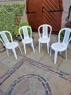 te koop 4 tuin stoelen  ingst    stapel baar, Tuin en Terras, Ophalen, Zo goed als nieuw, Kunststof