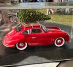 Modelauto 1:43 Rode  Porsche 356 met Kerstboom, Ophalen of Verzenden, Nieuw, Auto, Overige merken