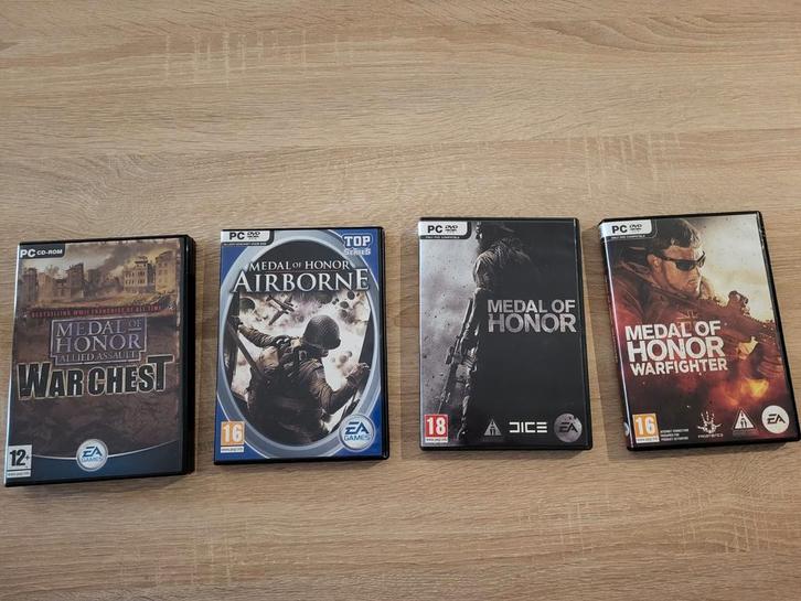 4 Medal of Honor games, Spelcomputers en Games, Games | Pc, Shooter, 1 speler, Ophalen of Verzenden