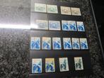postzegels Nederland kaveltje NVPH 229 tm NVPH 237 fraai, Ophalen of Verzenden, T/m 1940, Gestempeld