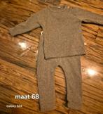 Grijs setje maat 68, Kinderen en Baby's, Babykleding | Maat 68, Ophalen of Verzenden, Zo goed als nieuw, Meisje, Setje