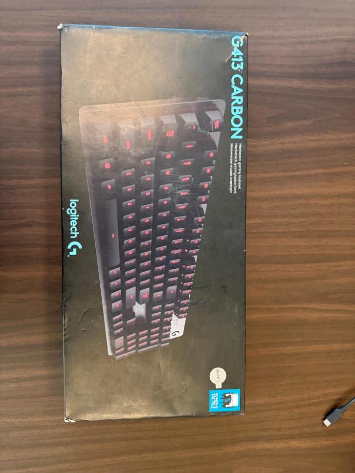 Logitech G413 Carbon Toetsenborg (Gaming), Computers en Software, Toetsenborden, Nieuw, Qwerty, Bedraad, Gaming toetsenbord, Ophalen