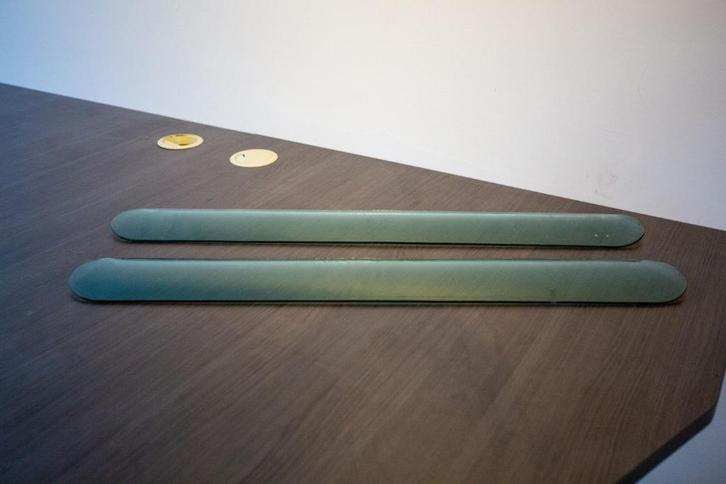 Land Rover Defender 90 (1986) alpine ruiten glas set van 2, Auto-onderdelen, Ruiten en Toebehoren, Land Rover, Gebruikt, Ophalen