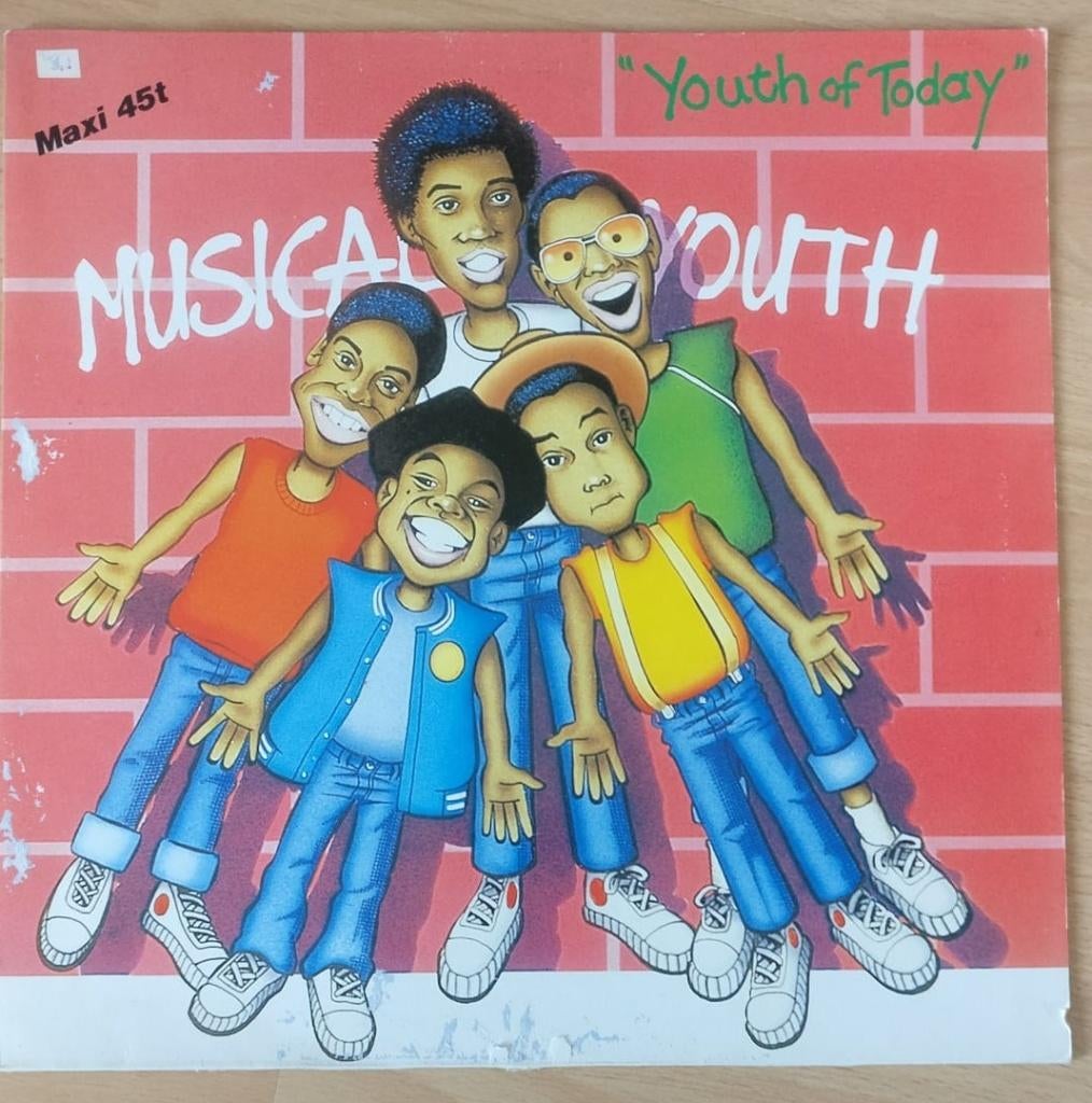 Musical Youth . Youth of today.  Maxi 45t 1982., Ophalen of Verzenden, Gebruikt, 12 inch