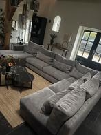 U bank Frederique ( hoekbank met longchair), Ophalen, Gebruikt, Stof, Hotel Chique