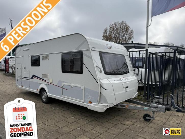 TEC Tour 510 GK, Stapelbed, 6 persoons, ((Zondag open!!)), Caravans en Kamperen, Caravans, Bedrijf, tot en met 6, 1000 - 1250 kg