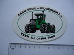 sticker STEIGER Traktor oud VEEN tractor v wijgerden  retro, Verzamelen, Stickers, Overige typen, Zo goed als nieuw, Verzenden