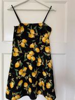 Schattig zwart zomer jurkje citroenen en bloemetjes 36/38, Kleding | Dames, Divided, Ophalen of Verzenden, Zo goed als nieuw, Maat 36 (S)