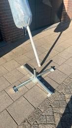 Grote parasol met tekst zie foto’s als nieuw, Ophalen of Verzenden, Zo goed als nieuw
