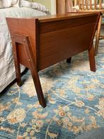 Tafeltje (vintage naaikistje), Minder dan 55 cm, Gebruikt, Teak vintage, Rechthoekig
