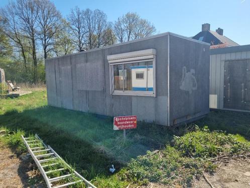 Kantoorunit Bouwkeet 8x3 Toilet Keuken Rolluiken, Zakelijke goederen, Machines en Bouw | Keten en Containers, Ophalen