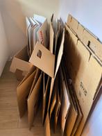 20 Gebruikte Verhuisdozen, Doe-het-zelf en Verbouw, Kratten en Dozen, Ophalen, 40 tot 60 cm, Opvouwbaar, 50 tot 75 cm