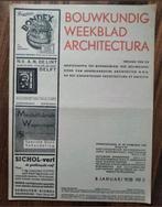 Bouwkundig Weekblad nr 2 oa architect A.A. Kok (1938), Gelezen, Ophalen of Verzenden, Meerdere auteurs, Architectuur algemeen