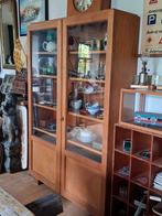 Vintage vitrinekast schoolkast, Ophalen