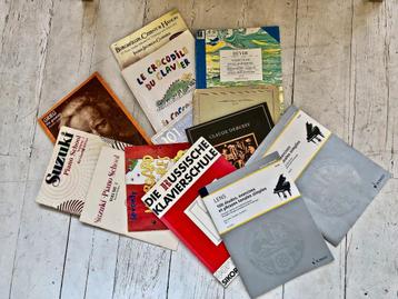 Piano studieboeken beschikbaar voor biedingen