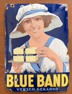 Emaille reclamebord Blue Band Margarine keuken boter reclame, Verzamelen, Merken en Reclamevoorwerpen, Reclamebord, Ophalen of Verzenden