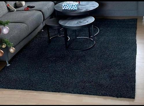 Hoogpolig antraciet tapijt 170x230, Huis en Inrichting, Stoffering | Tapijten en Kleden, Zo goed als nieuw, 150 tot 200 cm, 200 cm of meer