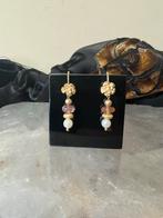 Goudtopaas imperial topaas Akoya zoutwater parel zeldzaam, Ophalen of Verzenden, Nieuw, Zilver, Met edelsteen