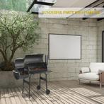 Roker BBQ Smoker Houtskoolbarbecue Grillwagen kolengrill BBQ, Tuin en Terras, Houtskoolbarbecues, Verzenden, Nieuw