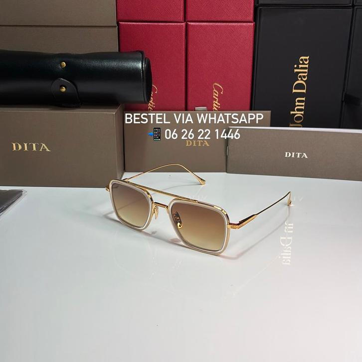 Dita flight 006 zonnebril, Sieraden, Tassen en Uiterlijk, Zonnebrillen en Brillen | Heren, Nieuw, Overige merken, Zwart, Ophalen of Verzenden