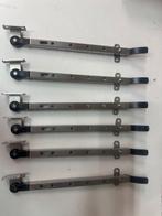 RVS Raamuitzetter AXA Habilis inclusief Stelpen, 6 stuks., Doe-het-zelf en Verbouw, Hang- en Sluitwerk, Ophalen of Verzenden, Gebruikt