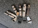 Lotje Oude Metalen Fluitjes ~ 4 x Scouting ~ 1 met kompas, Ophalen of Verzenden, Gebruikt, Overige typen