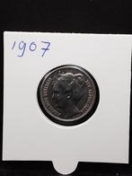 Halve gulden 1907 koningin Wilhelmina, Postzegels en Munten, Munten | Nederland, ½ gulden, Zilver, Ophalen of Verzenden, Koningin Wilhelmina