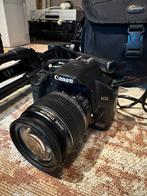 Canon 450D, 18-55 lens, complete set met tas,statief,flitser, Ophalen of Verzenden, Gebruikt, Spiegelreflex, Canon