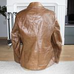 Prachtige Leren Ginger Jas (L) € 55,-, Kleding | Dames, Bruin, Maat 42/44 (L), Ginger, Ophalen of Verzenden