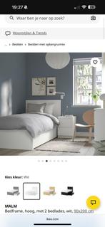 Gratis bed ophalen 1 persoons wit, Kinderen en Baby's, Kinderkamer | Bedden, Ophalen, 180 cm of meer, 85 tot 100 cm