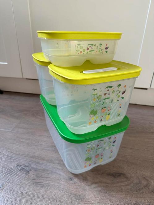 Tupperware groente vershoud dozen, Huis en Inrichting, Keuken | Tupperware, Zo goed als nieuw, Ophalen