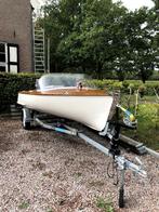 Klassieke Bristo 450 speedboot, Watersport en Boten, Ophalen, Zo goed als nieuw, Minder dan 70 pk, Hout